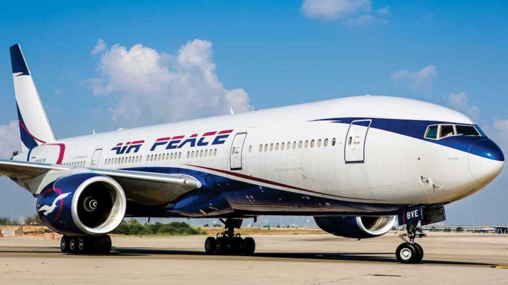 1.-Air-Peace-Top 10 Travel Airlines in Nigeria