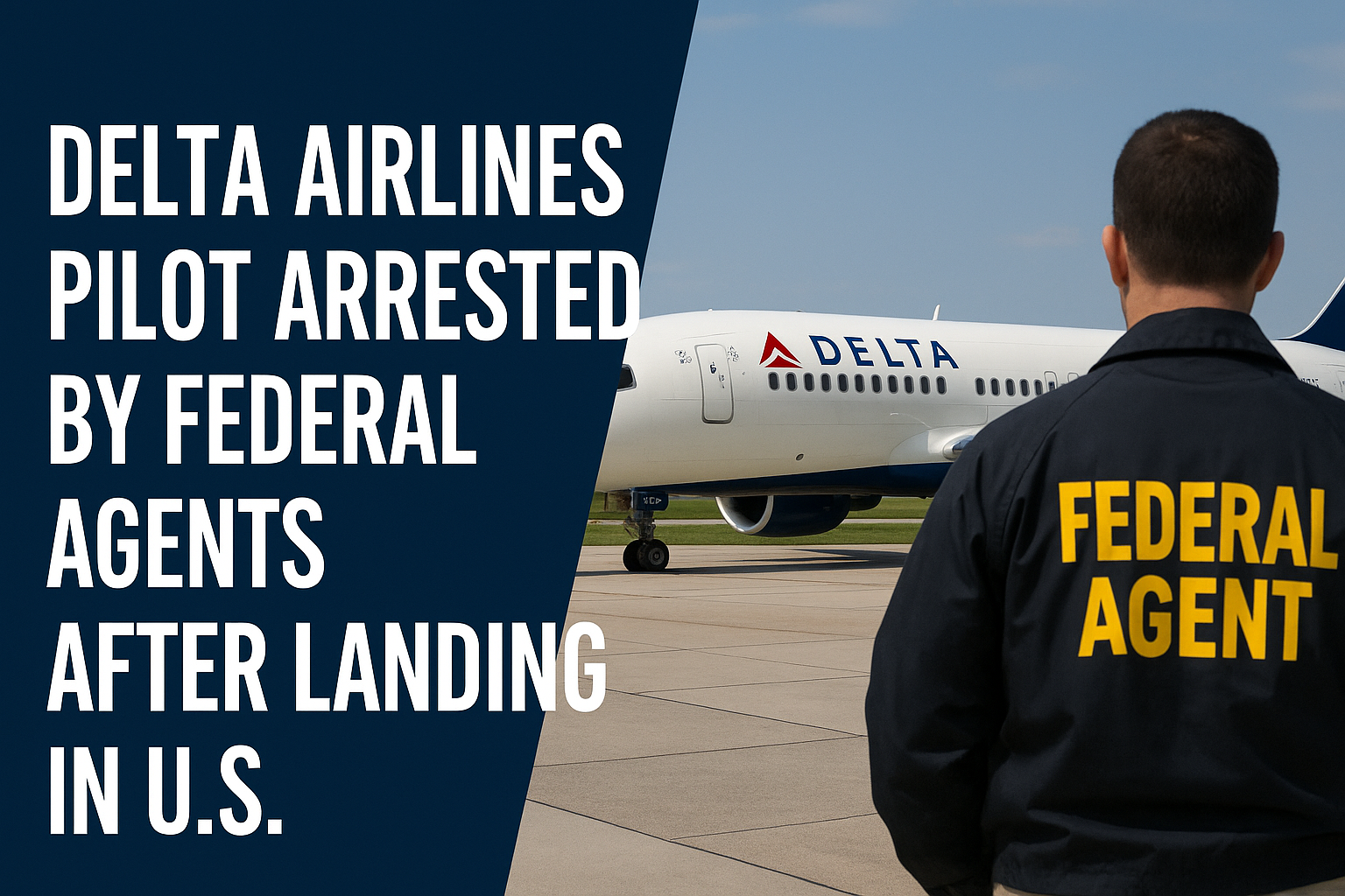 Delta Airlines Pilot Arrested by Federal Agents After Landing in U.S.: What We Know So Far